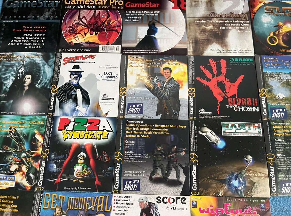Sbírka PC her z časopisů LEVEL, Gamestar, Score - 9