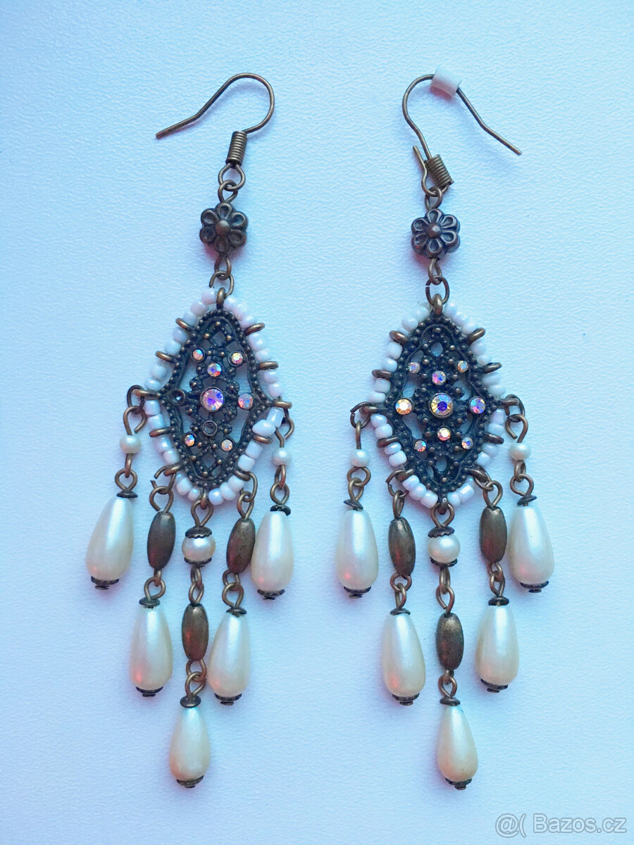 Bižuterie - náušnice 8 ks - 9