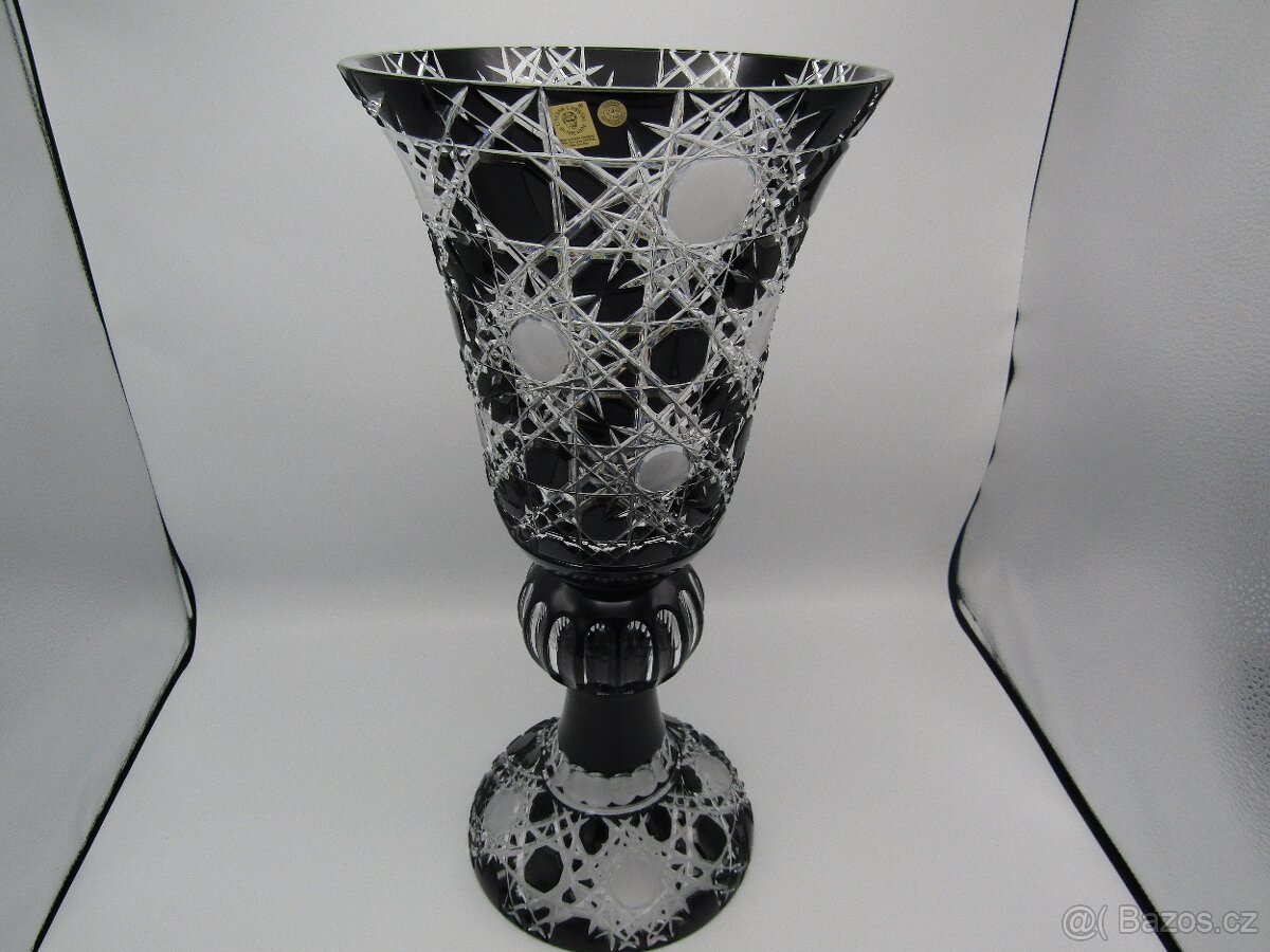 set vázy barevný křišťál ceasar crystal dekor Flake - 9