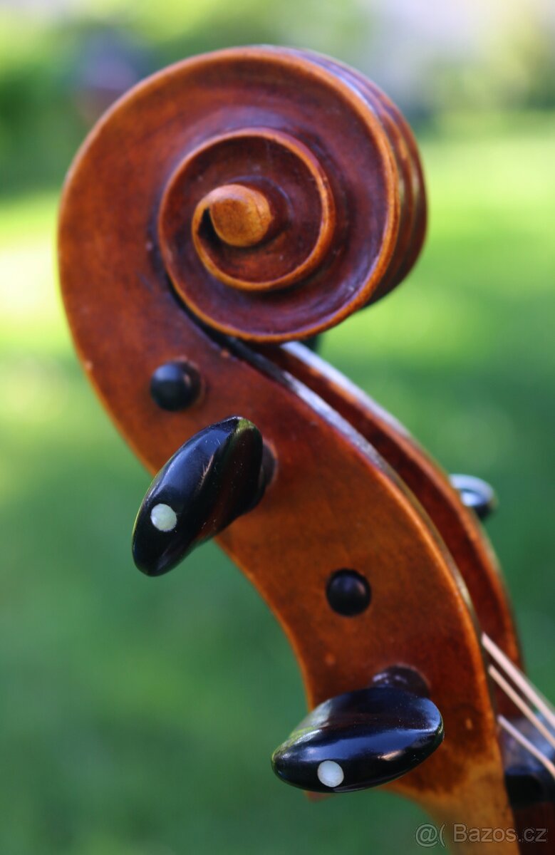 Staré 4/4 německé housle Otto Windisch c.1900 - 9