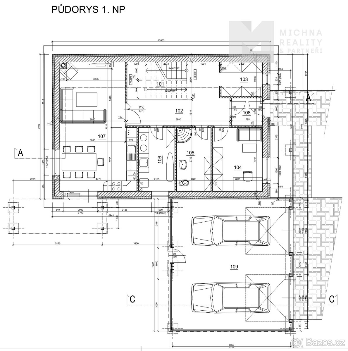 Prodej rodinného domu 5+kk, 165 m², Pozemek 451 m², Garáž - 9