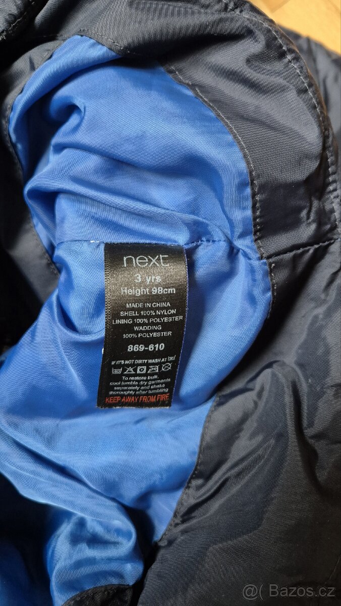 Dětská zimní bunda Next, George 3-4 roky (98-104) - 9