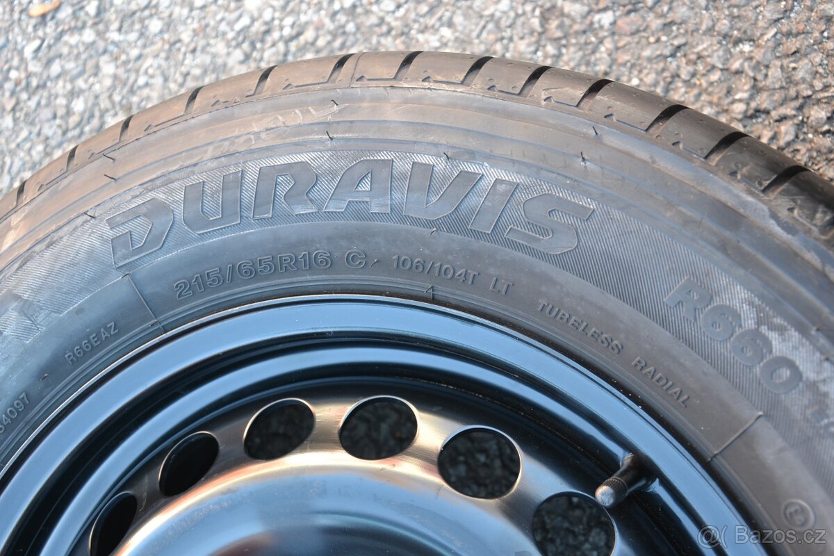 VW T5,T6(6.1) - Sada NOVÝCH letních kol 215/65R16C - 9