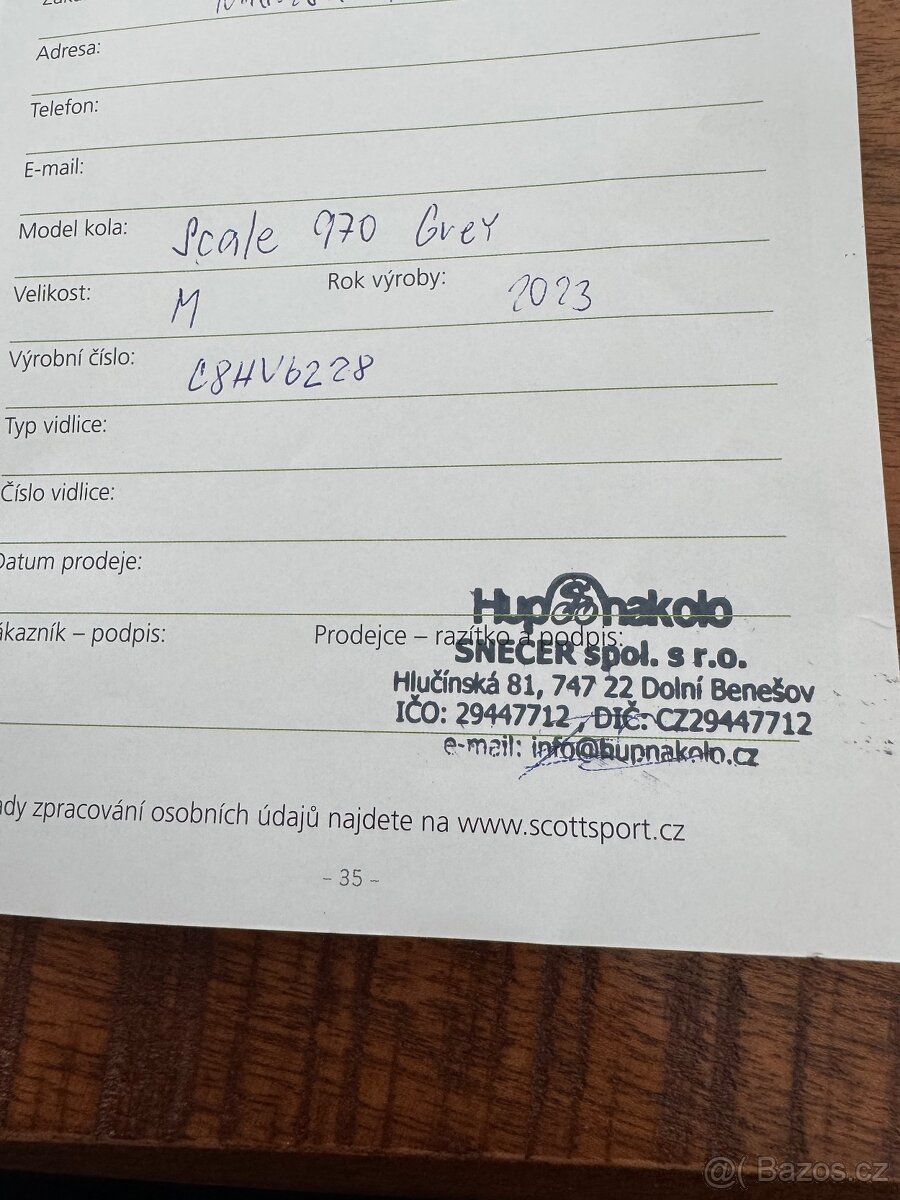 Scott scale 970 M - 9