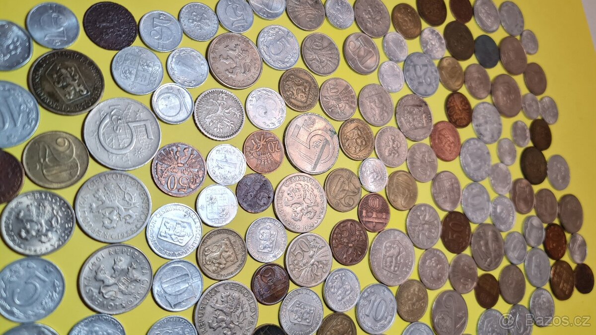 ČSR mince - 135 Kusů - Žádný stejný rok - 9