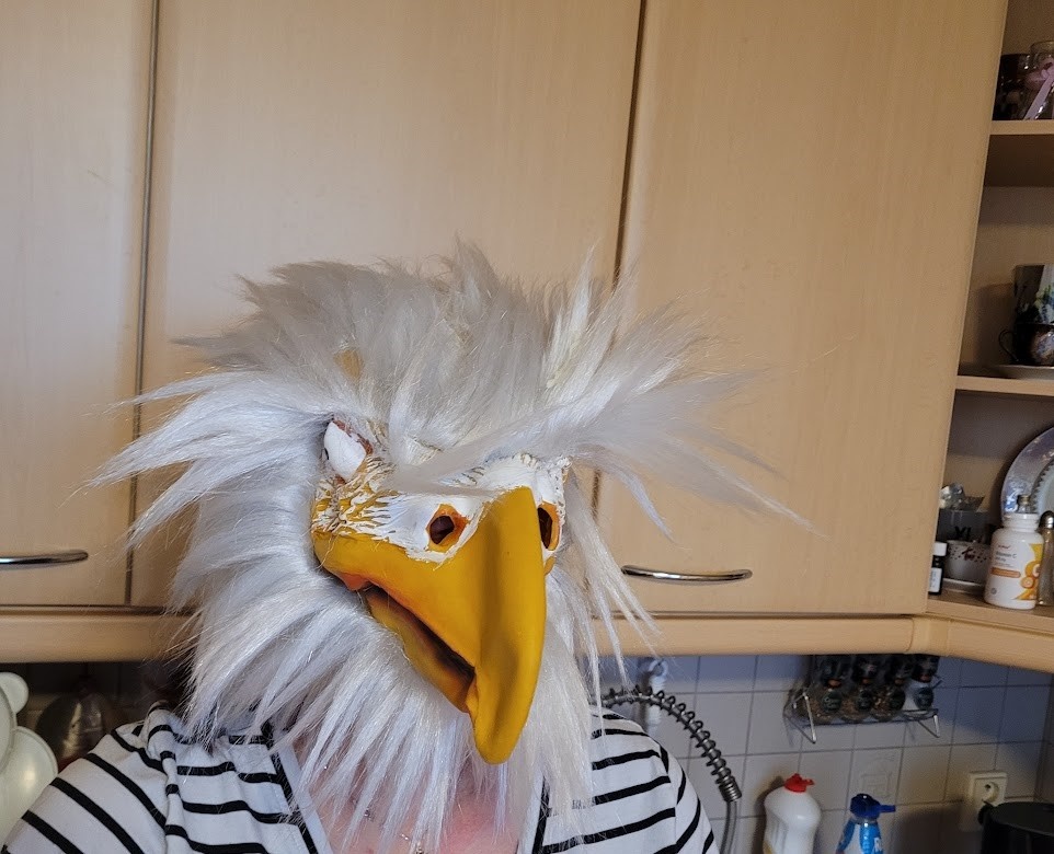 Masky různé druhy a paruky Mikuláš se blíží maska čerta - 9