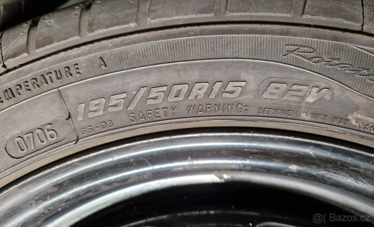 Kola originál Mercedes + pneu Goodyear 195/50 R15 - 9
