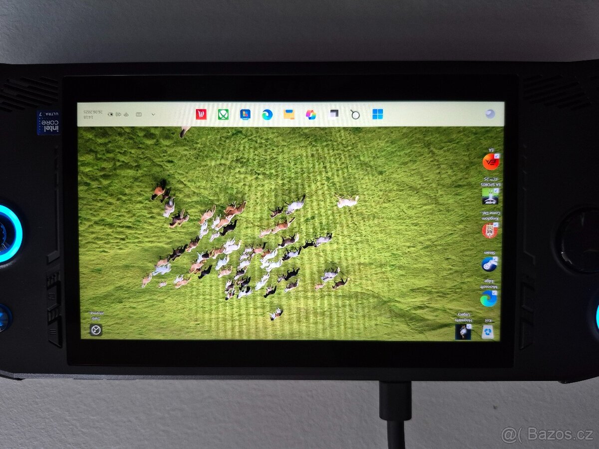 Prodám MSI Claw A1M-054CZ Intel Core Ultra 7/16GB RAM /1TB - 9