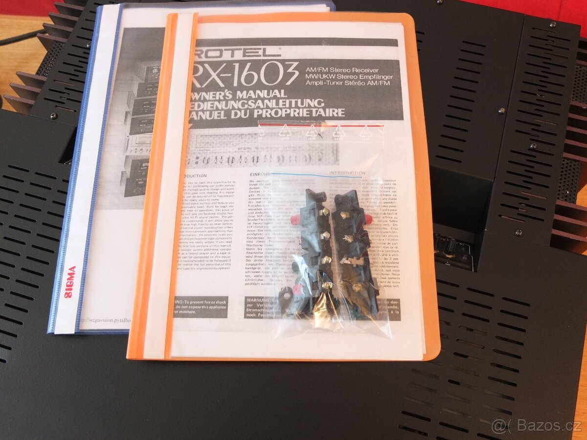ROTEL RX-1603--Top model-Monster Receiver-Rok 1976 - 9