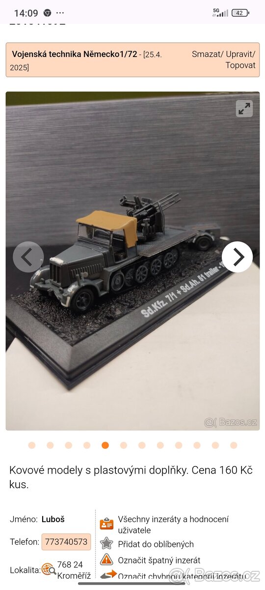 Vojenské modely 1/72 - 9