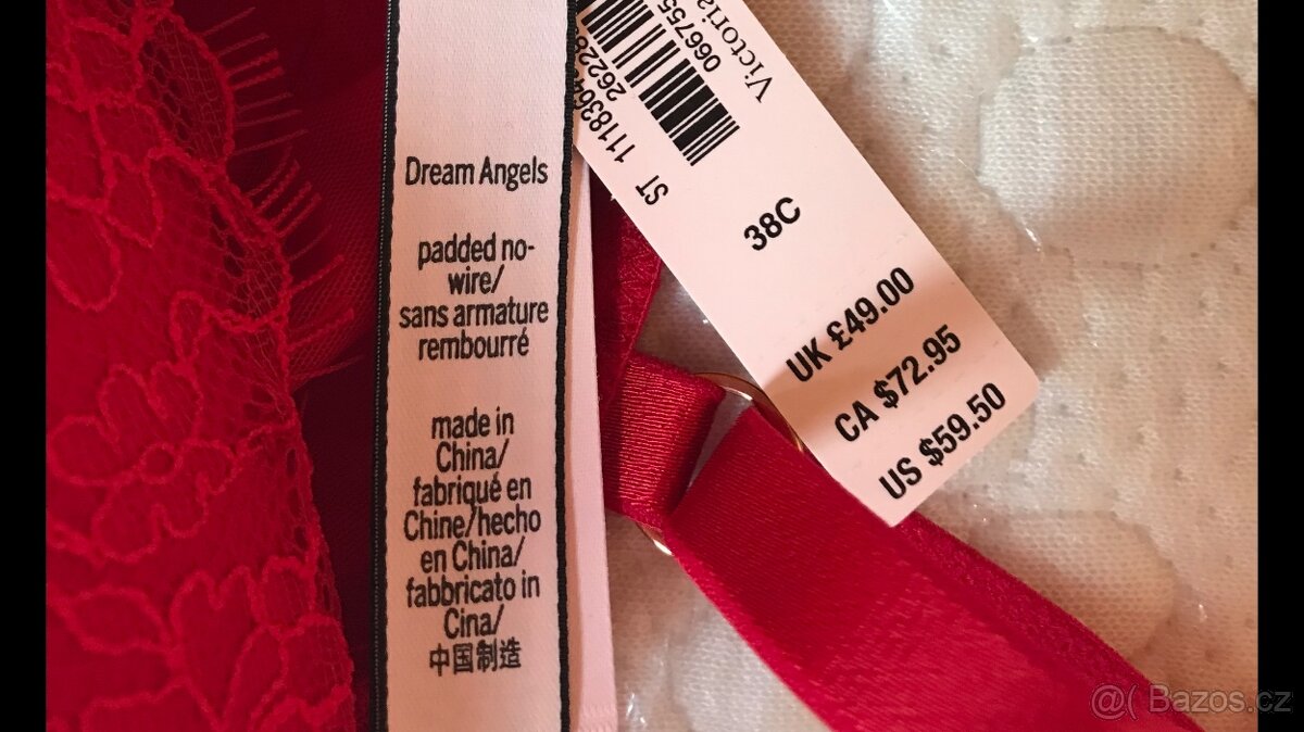 Victoria’s Secret 38C podprsenka bez kostic • kalhotky - 9