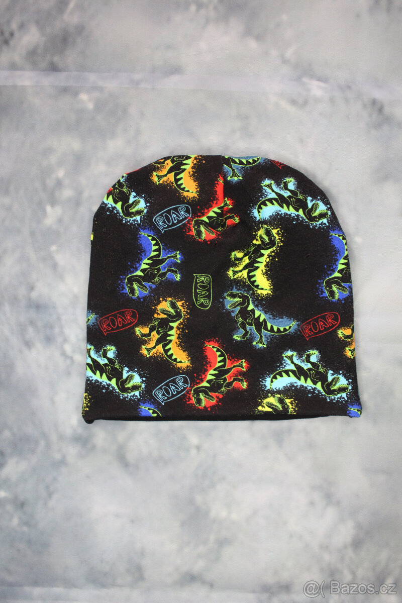 Dětská podzimní čepička - více motivů - 9