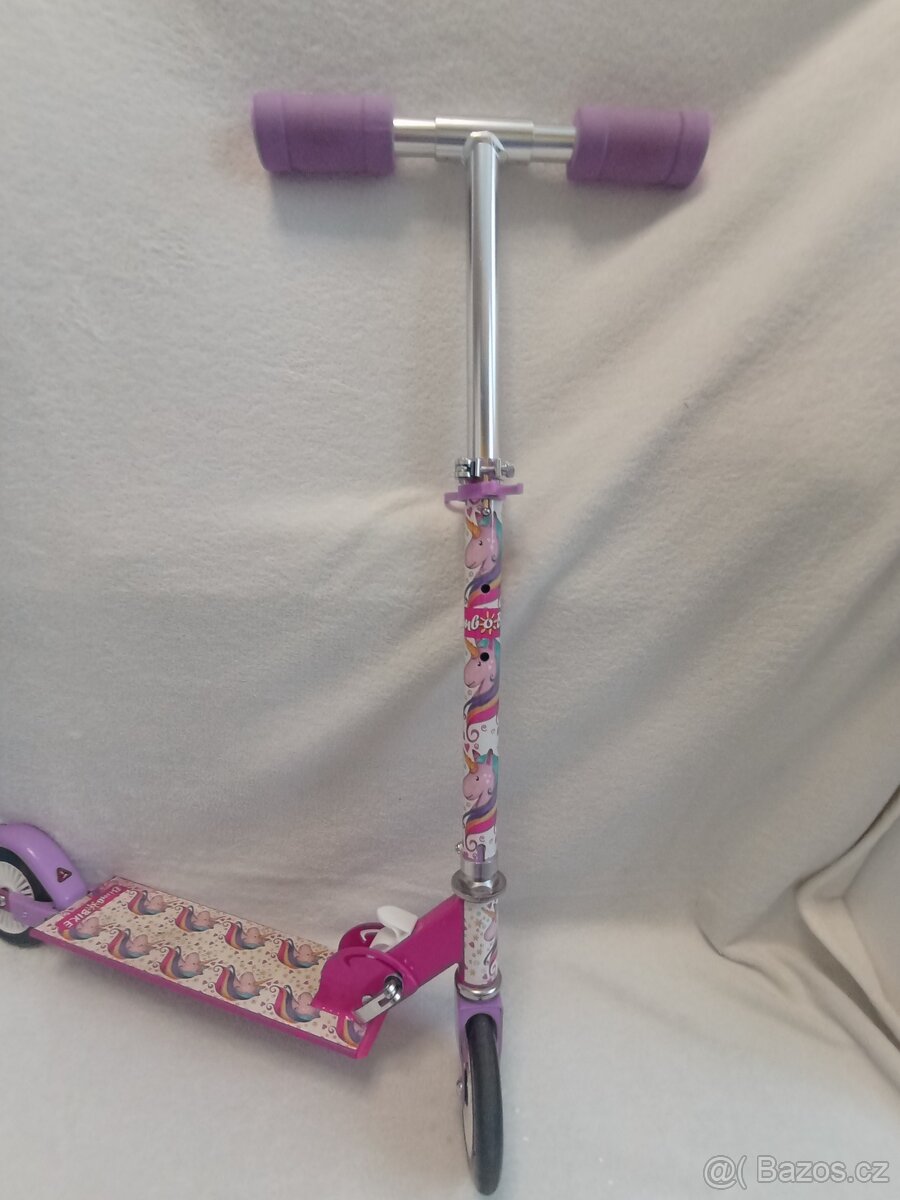 Skládací dětská koloběžka s jednorožcem, Bimbobike - 9