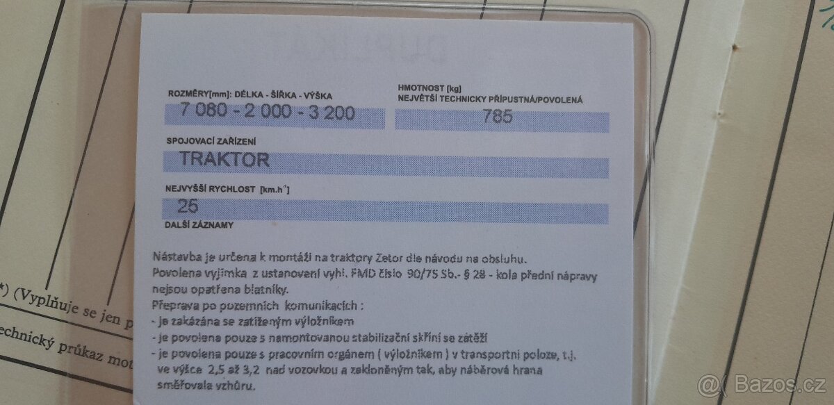 Zetor 8011 s čelním nakladačem - 9