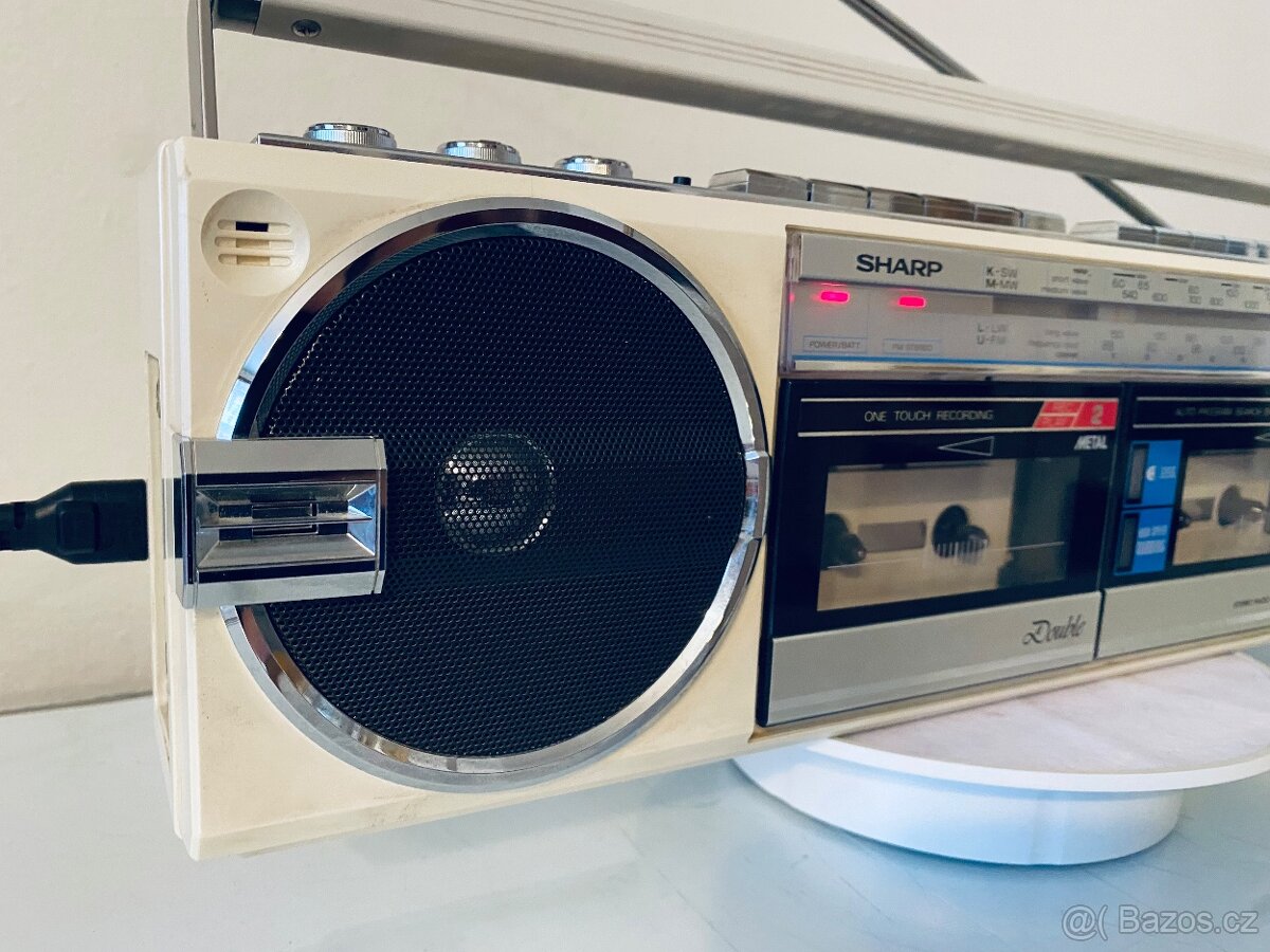 Radiomagnetofon Sharp QT 77 HW, rok 1984 - 9