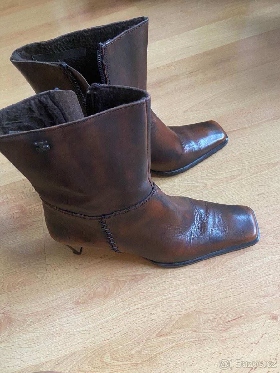 Kožené boty vel 40 Joe Sanchez - 9