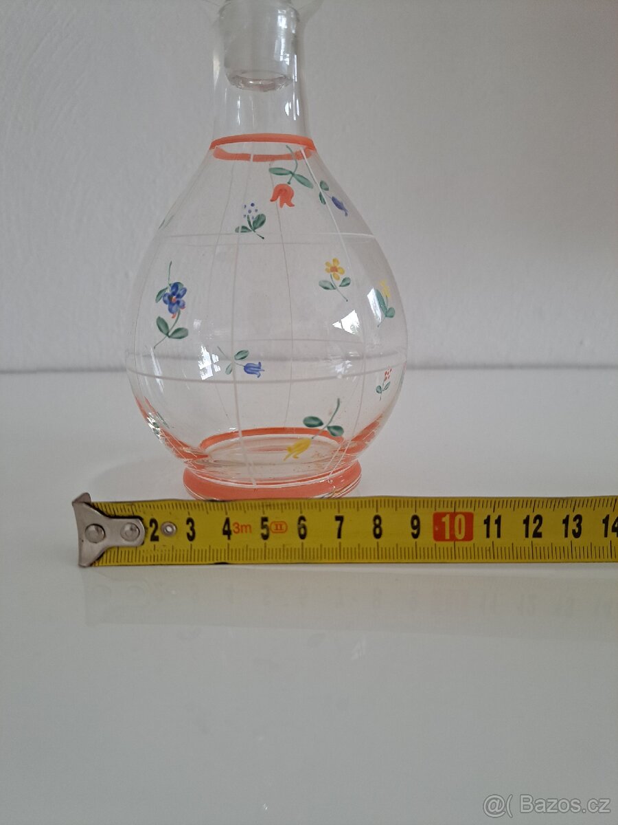 Skleněná karafa se čtyřmi skleničkami - 9