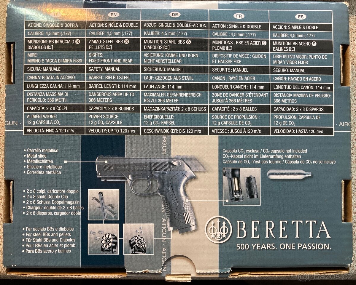 Věrná replika pistole Beretta PX “STORM” - 9