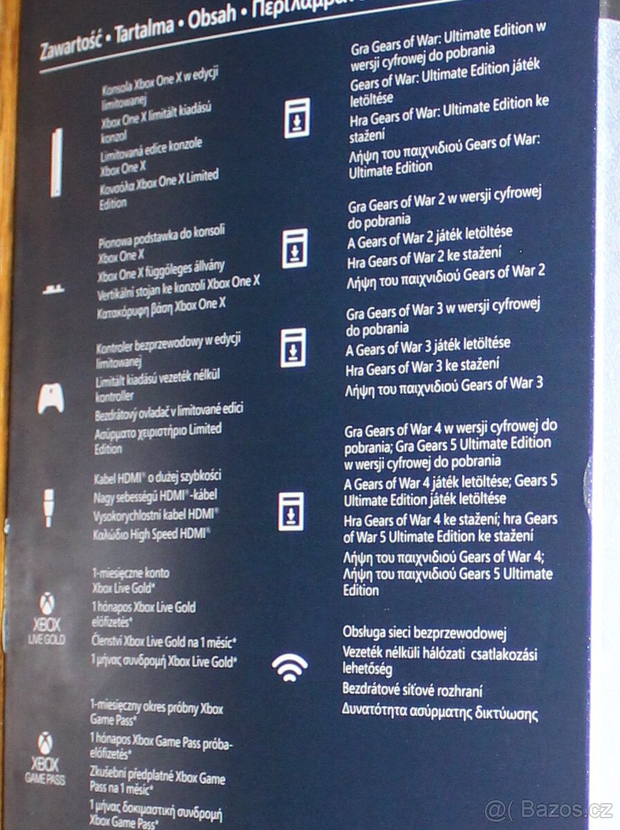 Microsoft Xbox One X 1TB Gears Limited - NOVÝ - 9