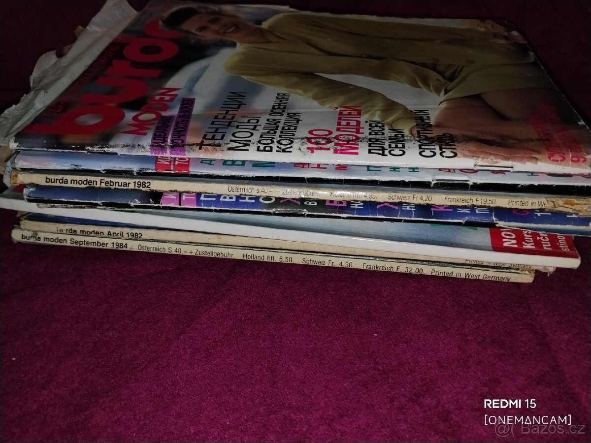Burda Moden se střihovými přílohami (1982–1990) - 9