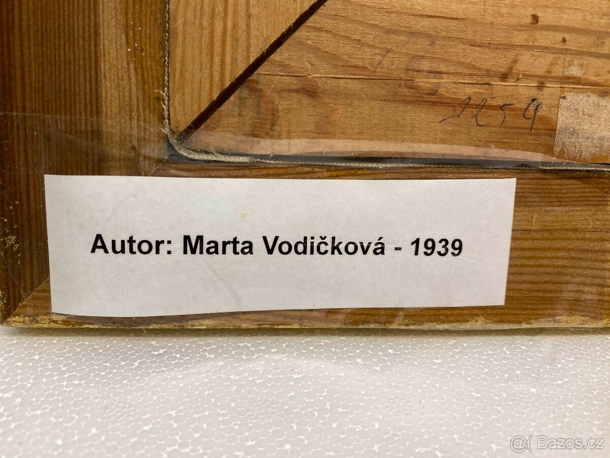 Obraz Květiny -olejomalba na plátně autorka: M.Vodičková - 9