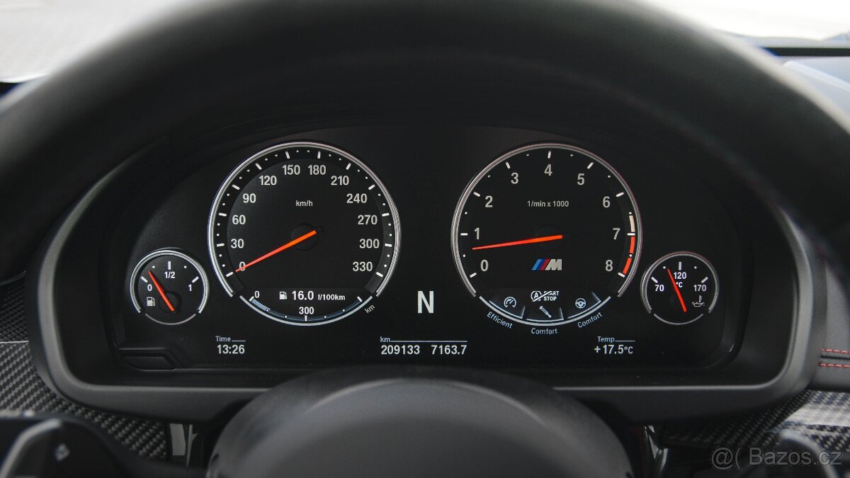 BMW X6, M 4,4/423kW xDrive ČR 360° - 9
