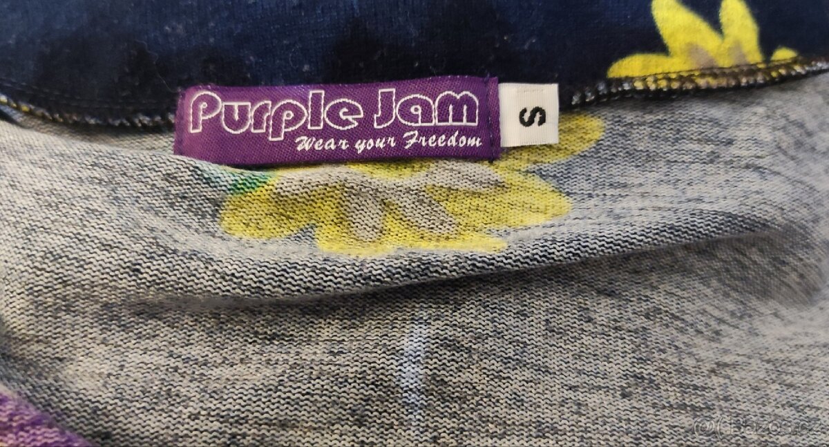 Úpletové šaty Purple Jam - 9