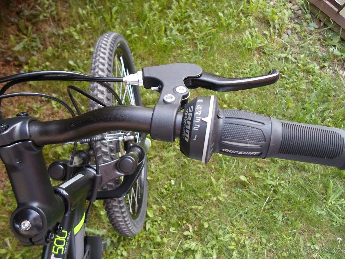 Černé dětské kolo 9-12 let, 24" palců - 9