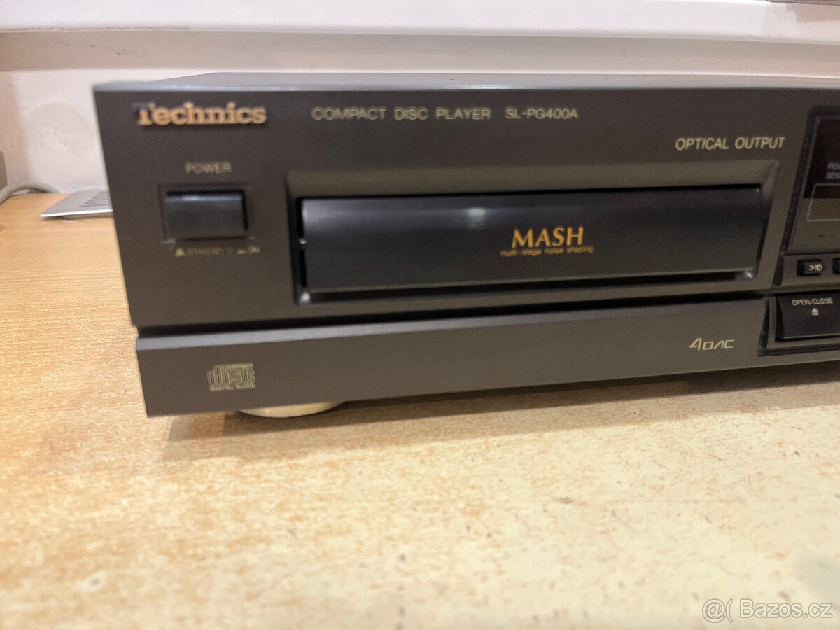 Technics CD přehrávač SL-PG400A, optika, DO, Level metr - 9