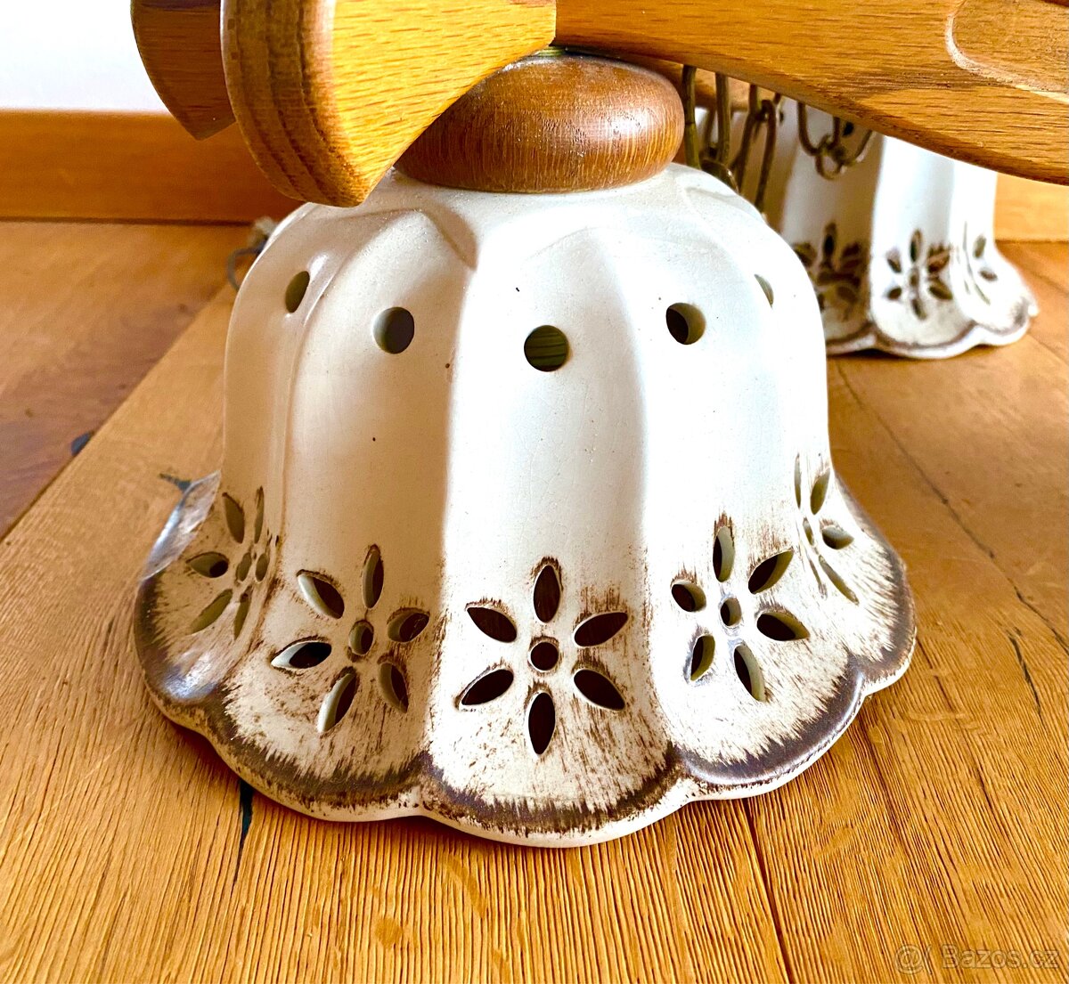 Starý krásný romantický lustr - 9