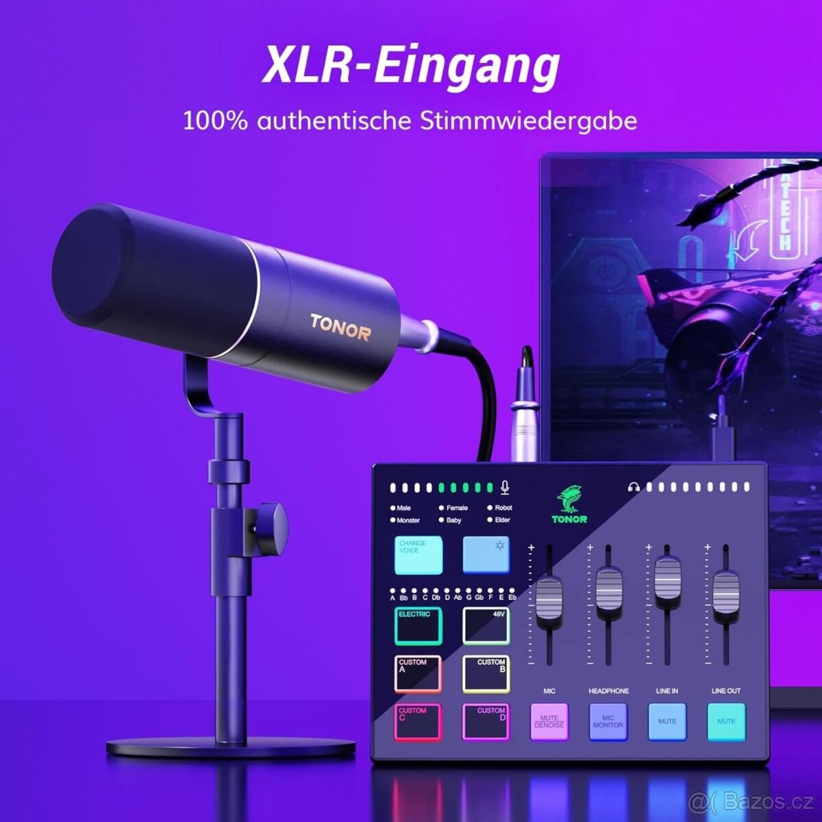 TONOR TX310, RGB audio mixér - 9