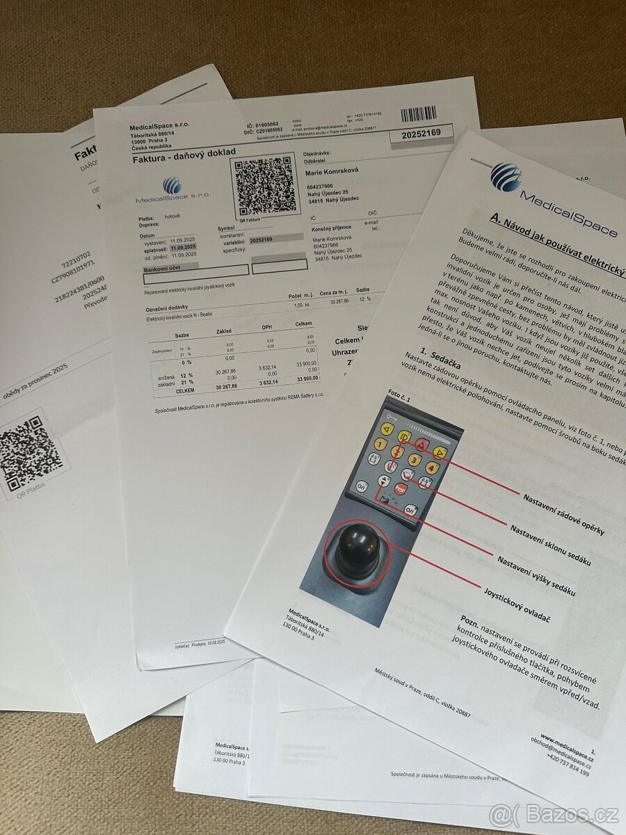 Invalidní vozík elektro - 9