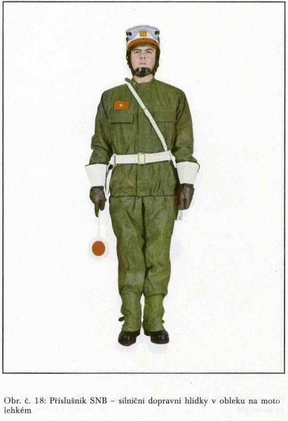 Uniformy příslušníků motohlídek SNB, ČSSR 70-80léta - 9