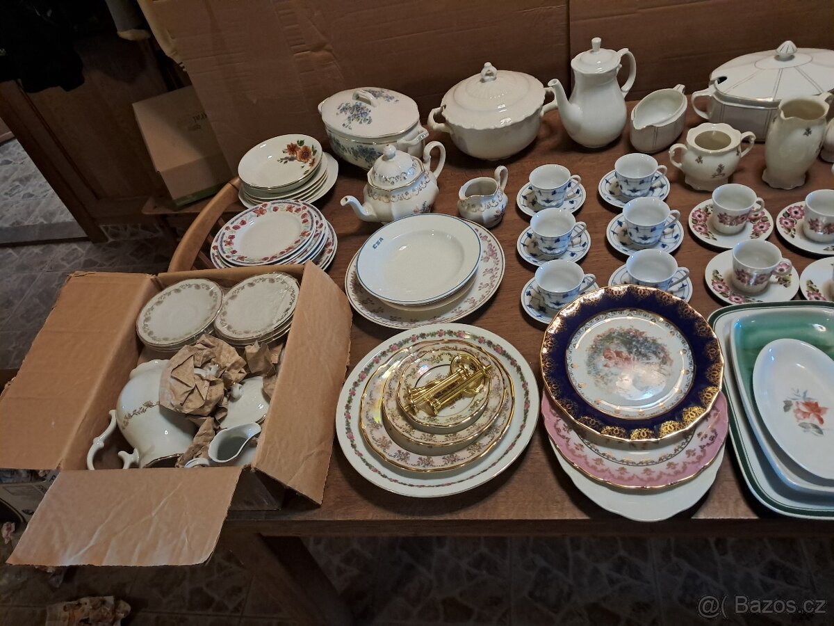 Obrovská hromada porcelánu retro ČSSR - 9