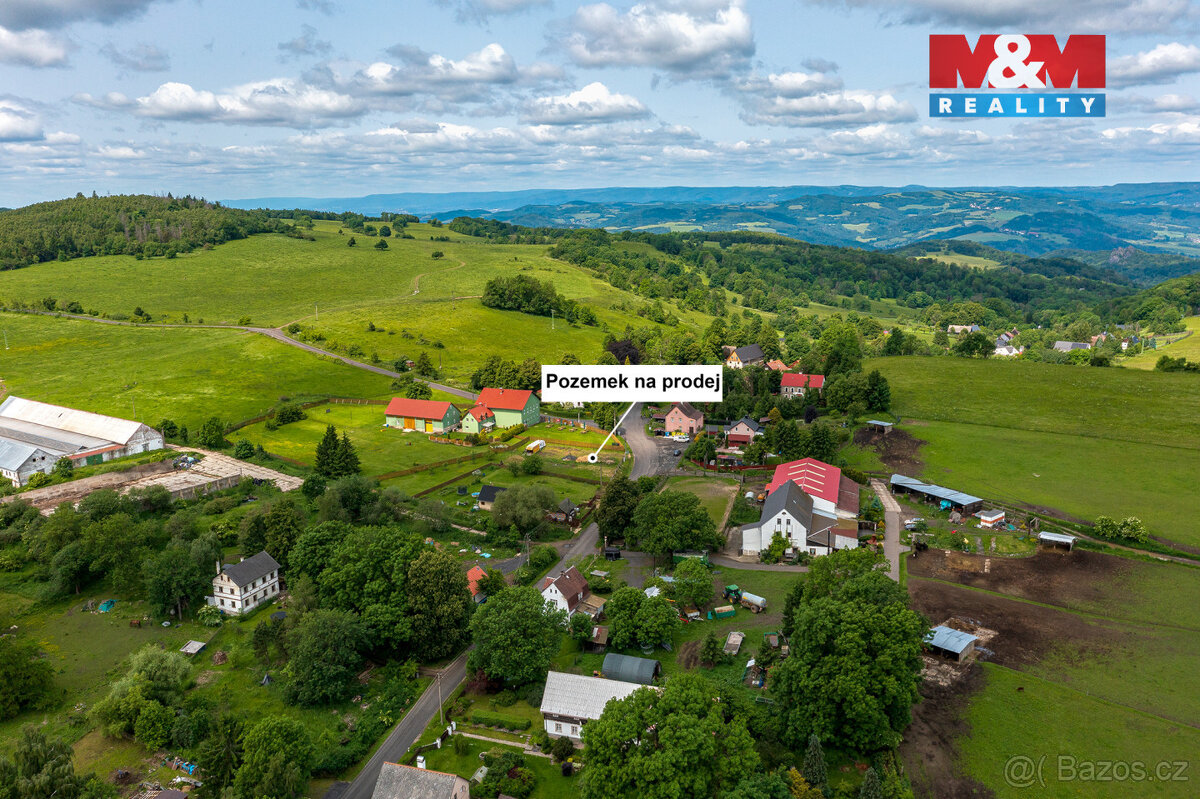 Prodej zasíťovaného pozemku, 1163 m2, Rychnov - Verneřice - 9