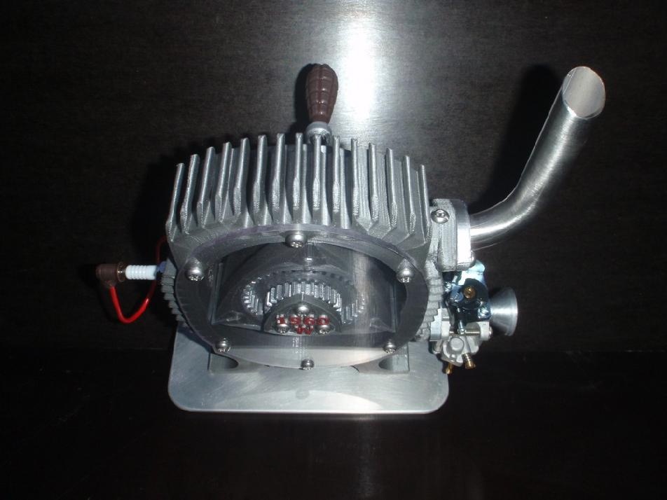 Velký výukový model Wankelova motoru (výška 25cm) - 9