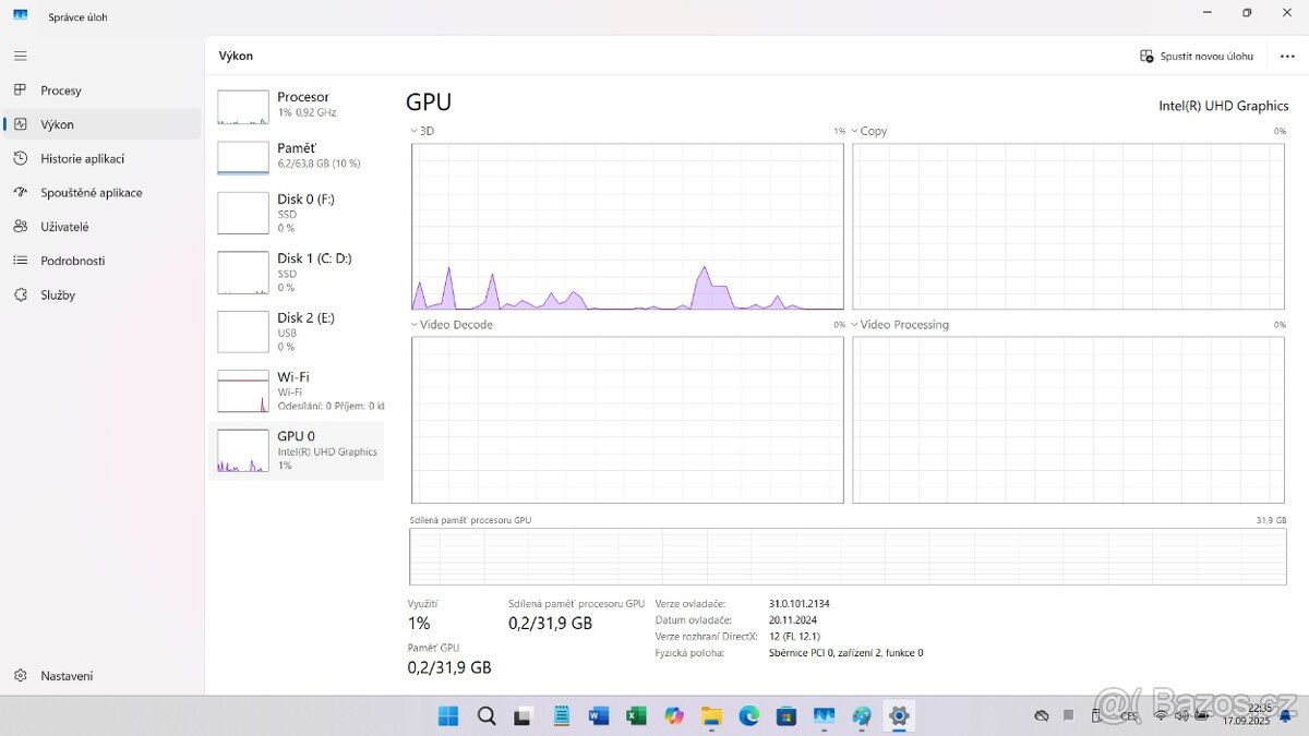 Kovový 15,6" i9-10980HK / 64GB / 2TB M.2 NVM +2TB SSD - 9