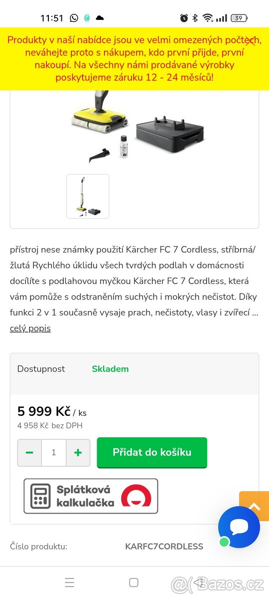 Podlahová myčka Karcher - 9