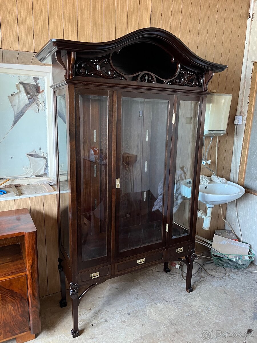 Secesní vitrína skleník - 9