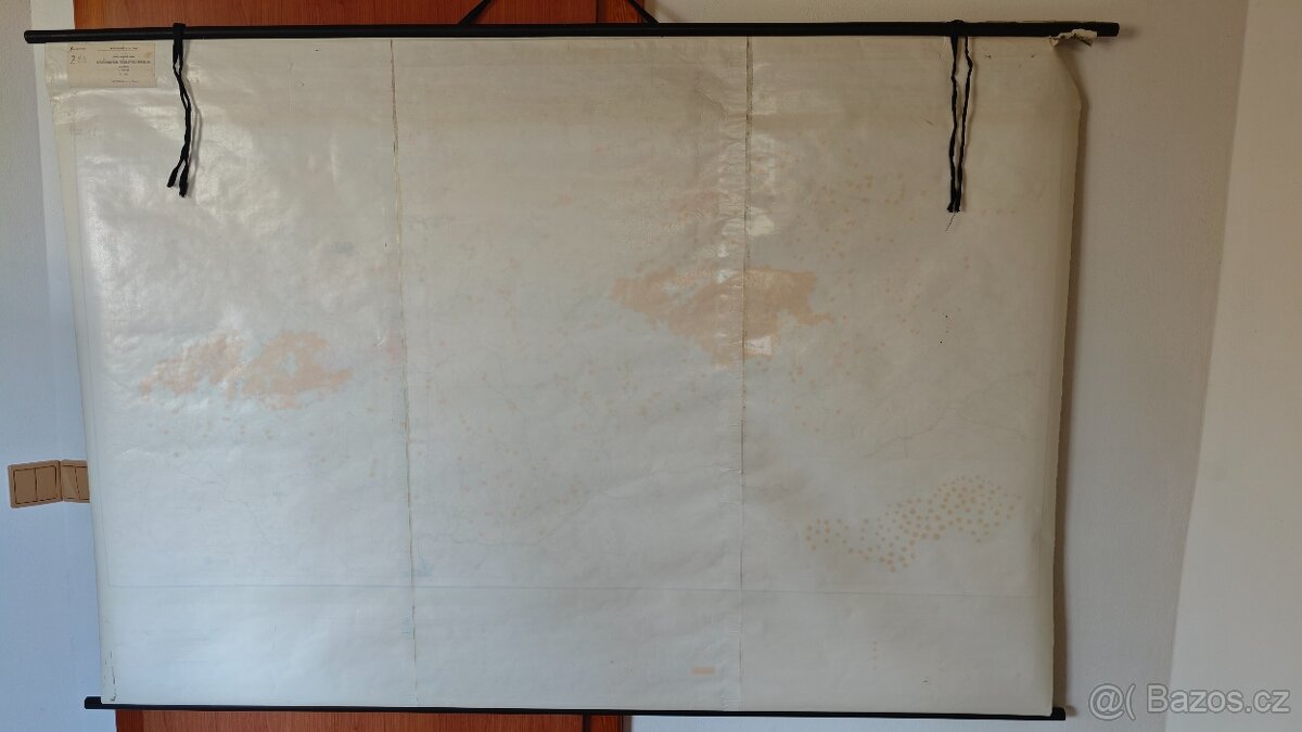 Školní mapa ČSSR, zemědělství - 9