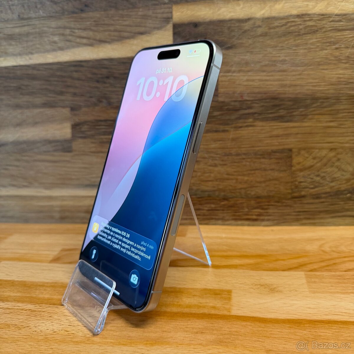 IPhone 15 Pro Max 256GB, bílý Titan, eSIM (rok záruka) - 9