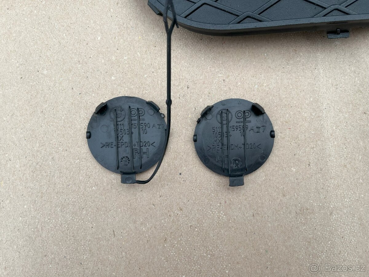 BMW X5 E70, X6 E71/E72 mřížky, zvedací kostky, krytky... - 9