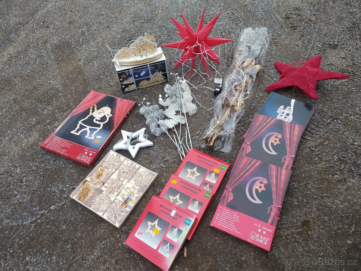 VÁNOČNÍ DEKORACE - 19ks - 9