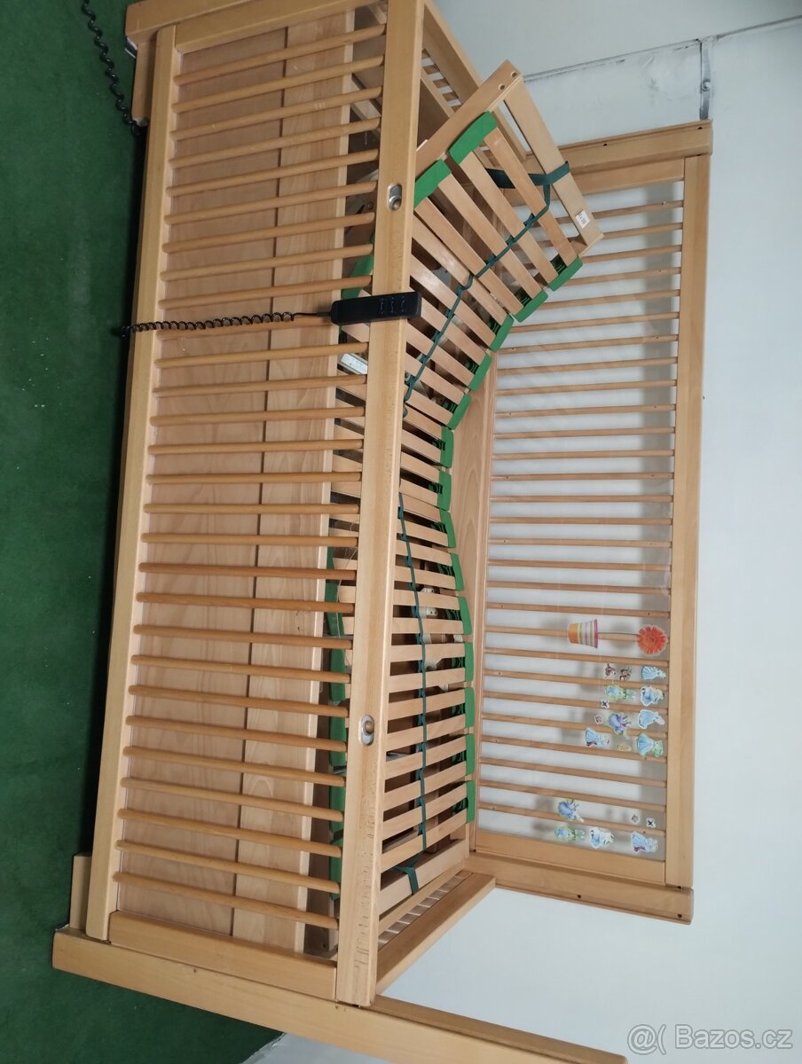 Dětská elektrická polohovací postel se ZÁRUKOU - 9