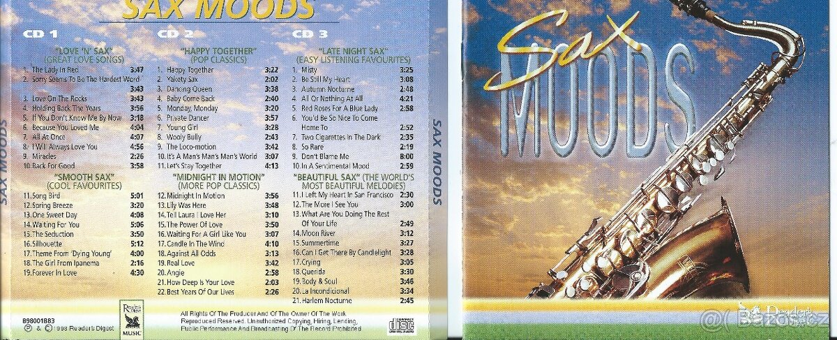 CD-PRODÁM VĚTŠÍ MNOŽSTVÍ ORIGINÁL CD 08/(10 - 9