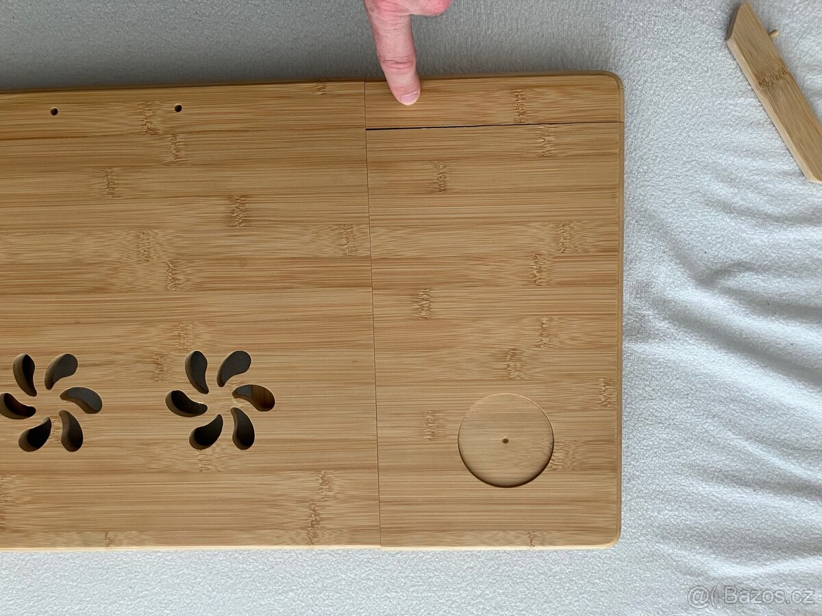 Stolek na notebook do postele 72x35x26 cm - 9