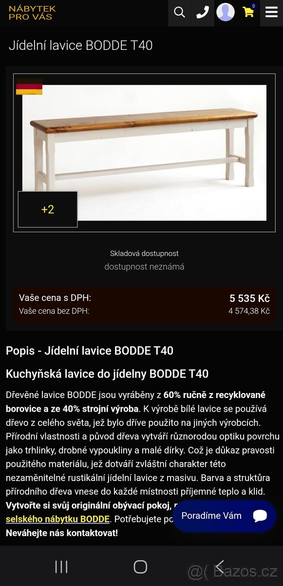 SET MASIVNÍHO KVALITNÍHO NÁBYTKU - 9