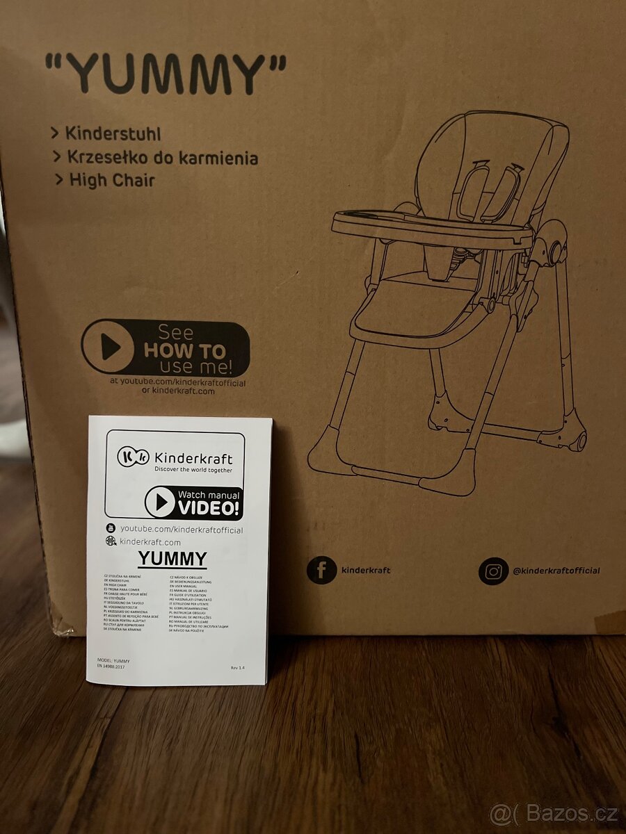 Skládací jídelní židlička YUMMY - 9