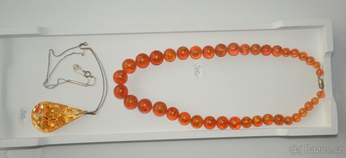 vintage bižuterie - korálky,náramky,náhrdelníky..... - 9