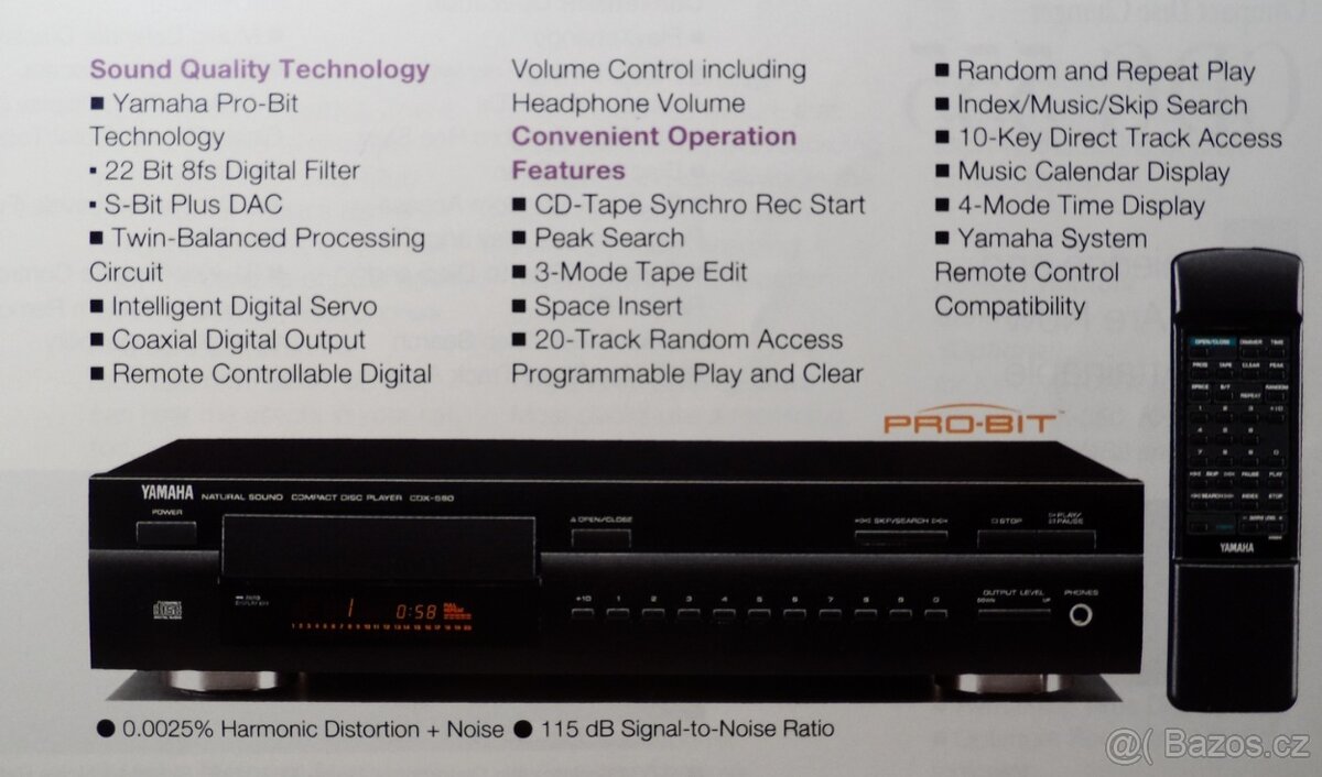 YAMAHA CDX-580 Pro-Bit - 9